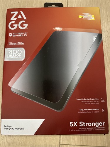 Zagg invisible shield - invisible, tempered